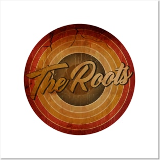 arjunthemaniac, The Roots circle vintage retro faded Posters and Art